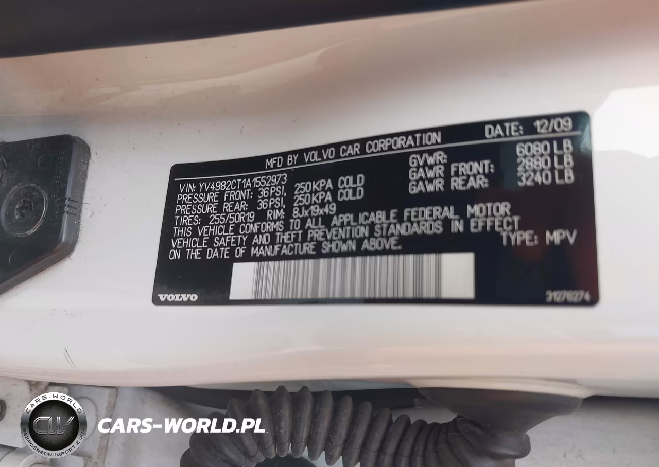 2010 Volvo Xc90 3.2 R-Design VIN:YV4982CT1A1552973 - 9