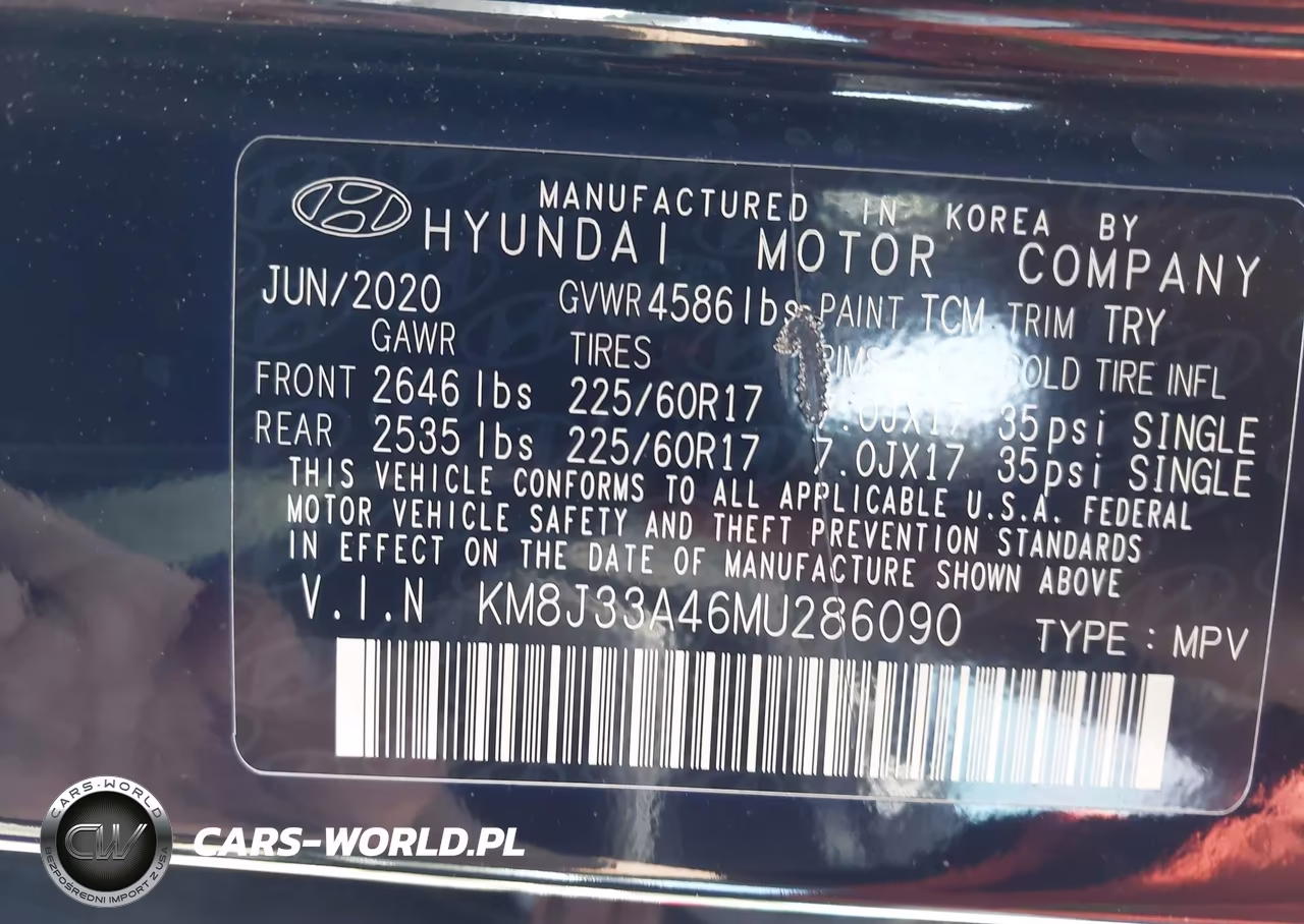 2021 Hyundai Tucson Value VIN:KM8J33A46MU286090 - 9