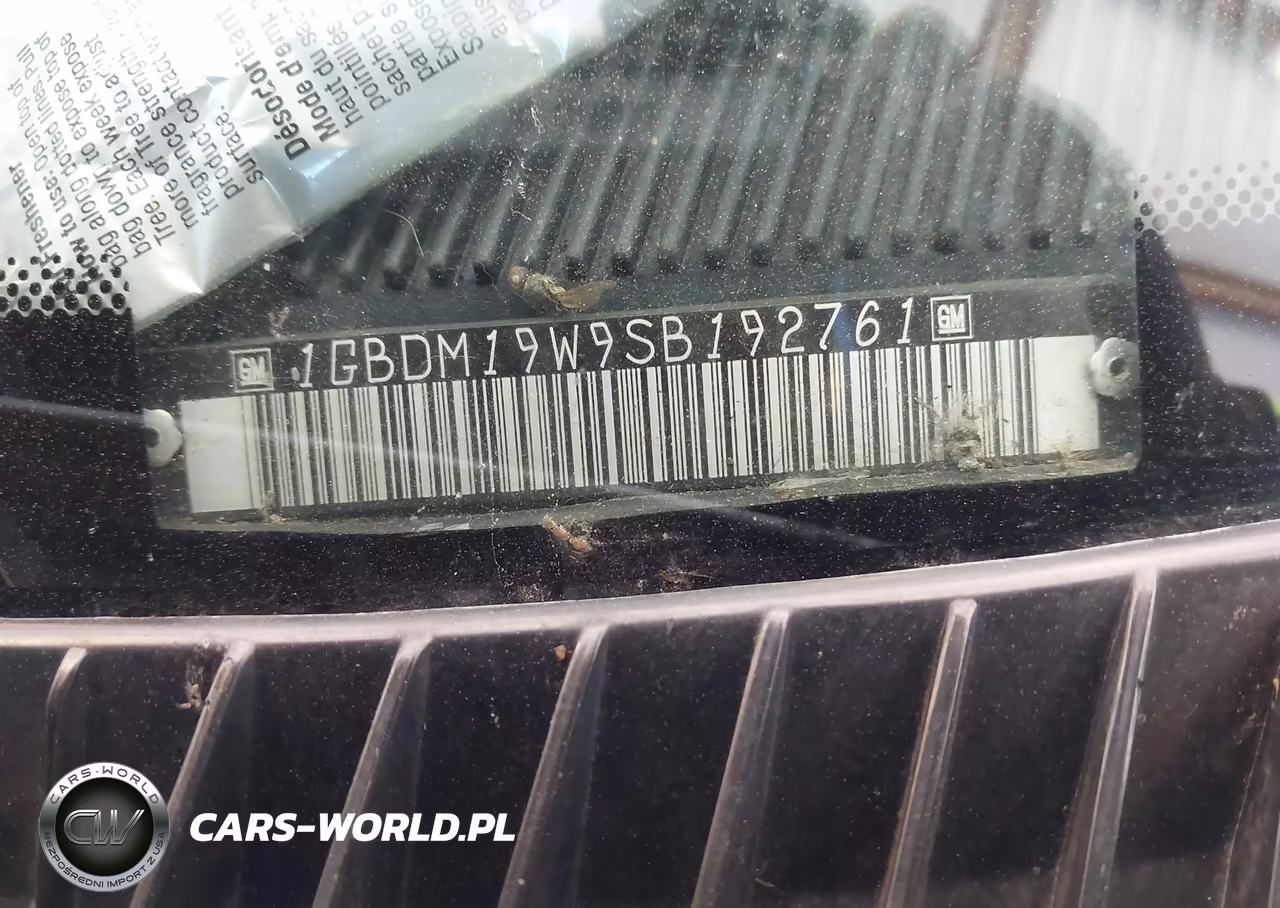 1995 Chevrolet Astro VIN:1GBDM19W9SB192761 - 9