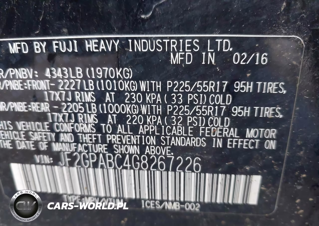 2016 Subaru Crosstrek 2.0I Premium VIN:JF2GPABC4G8267226 - 9