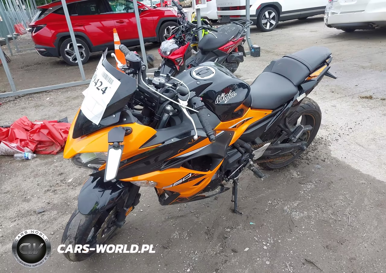2019 Kawasaki Ex650 F VIN:JKAEXEK17KDA30416 - 2
