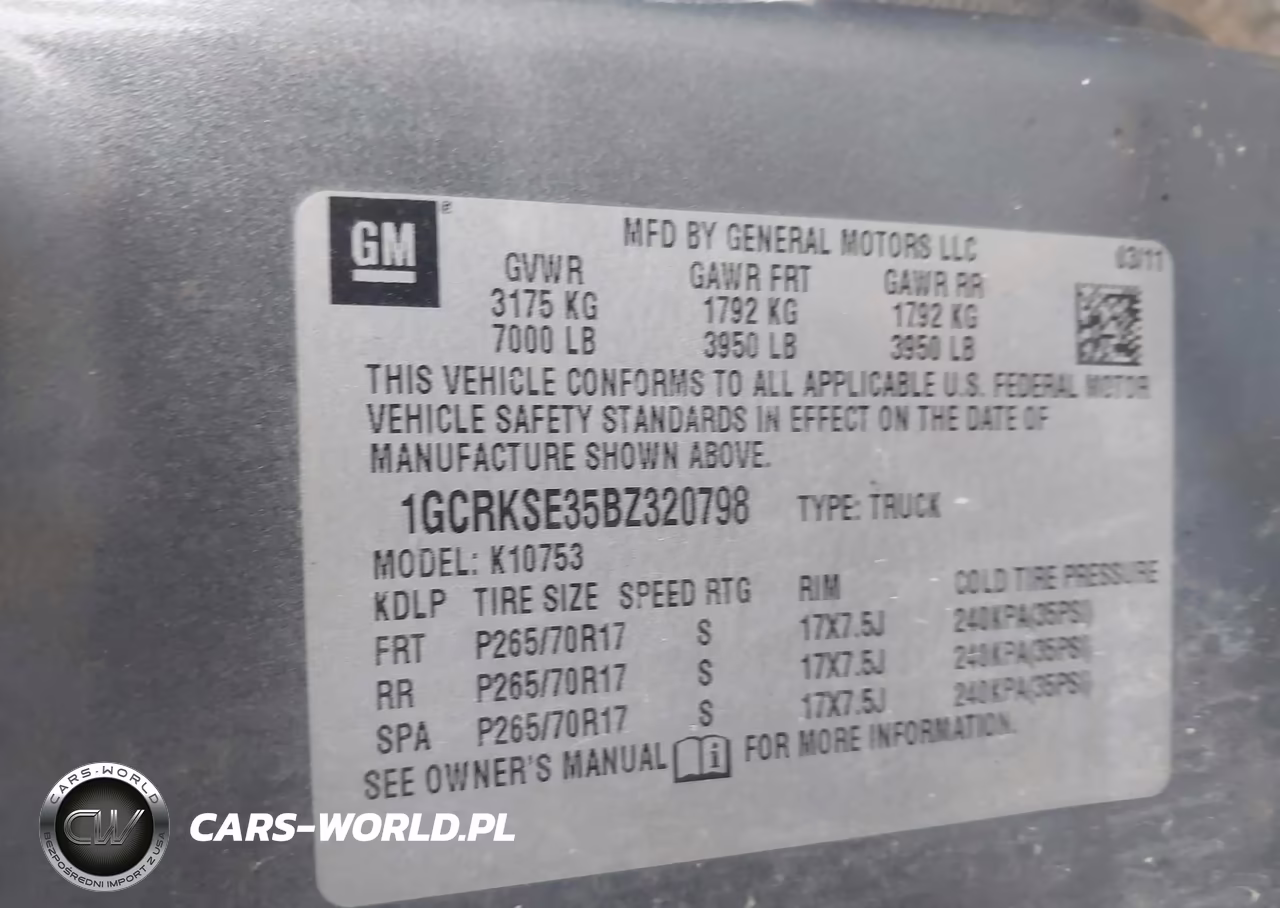 2011 Chevrolet Silverado 1500 Lt VIN:1GCRKSE35BZ320798 - 9