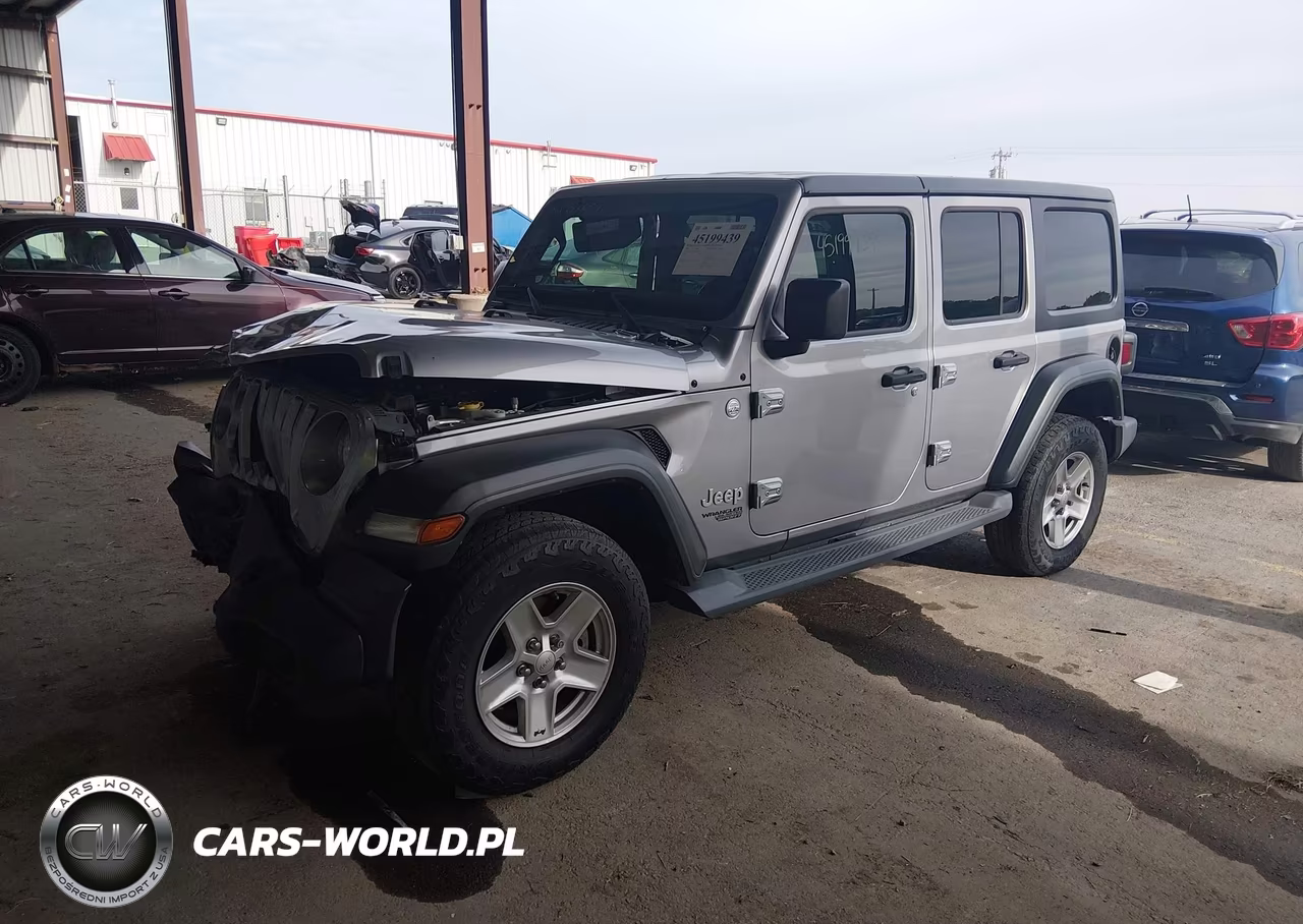 2018 Jeep Wrangler Unlimited Sport S 4X4 VIN:1C4HJXDG2JW318300 - 2