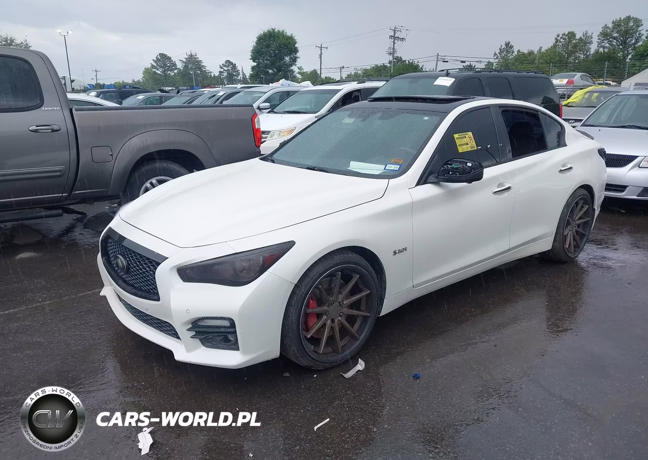 2017 Infiniti Q50 3.0T Red Sport 400 VIN:JN1FV7AR8HM870569 - 2