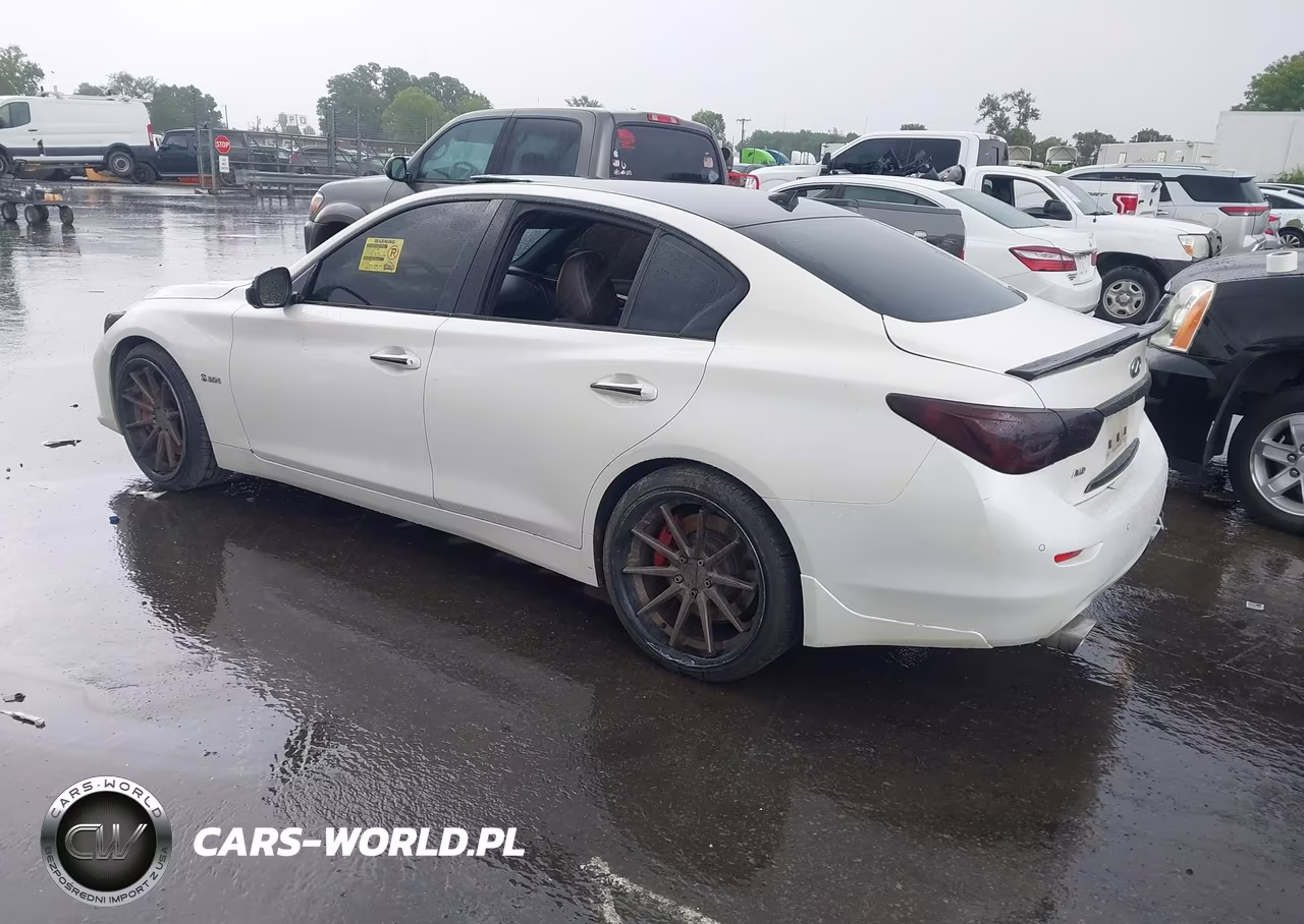 2017 Infiniti Q50 3.0T Red Sport 400 VIN:JN1FV7AR8HM870569 - 3