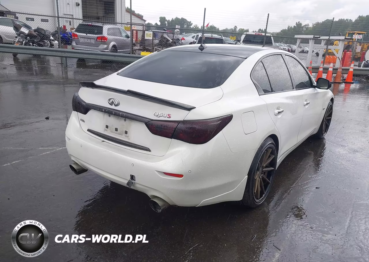 2017 Infiniti Q50 3.0T Red Sport 400 VIN:JN1FV7AR8HM870569 - 4