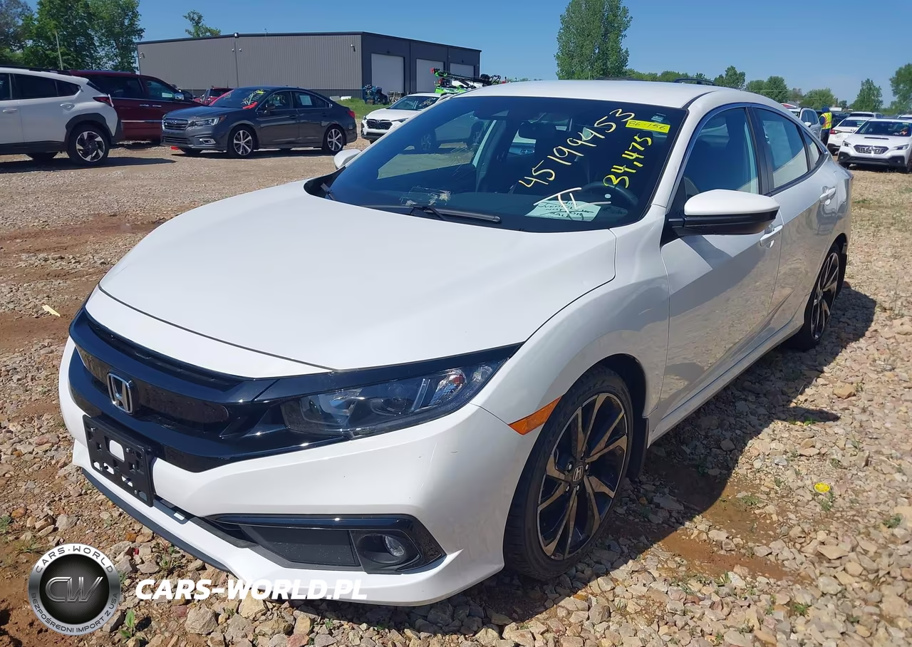 2021 Honda Civic Sport VIN:19XFC2F82ME202801 - 2