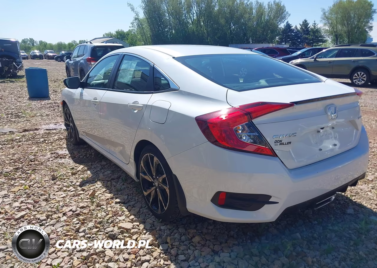 2021 Honda Civic Sport VIN:19XFC2F82ME202801 - 3