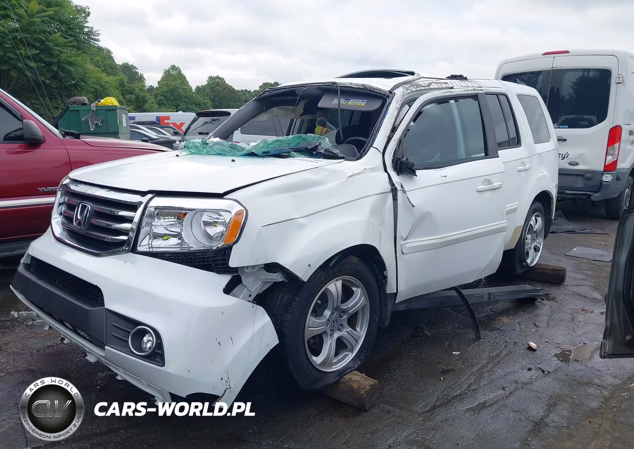2013 Honda Pilot Ex-L VIN:5FNYF3H72DB002232 - 2