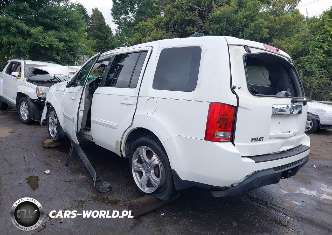 2013 Honda Pilot Ex-L VIN:5FNYF3H72DB002232 - 3