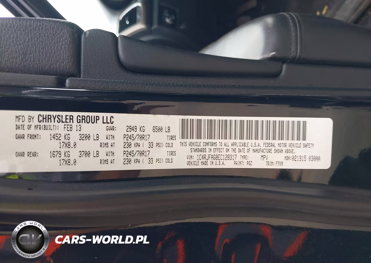 2014 Jeep Grand Cherokee Laredo VIN:1C4RJFAG8EC128317 - 9