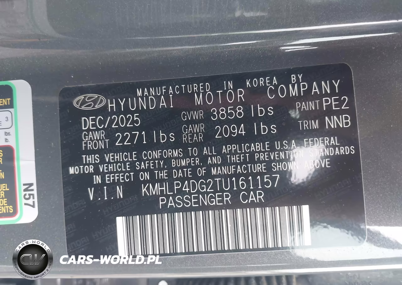 2026 Hyundai Elantra Limited VIN:KMHLP4DG2TU161157 - 9
