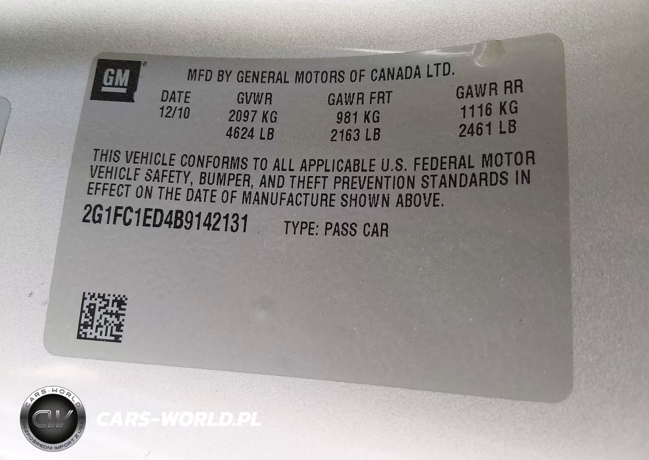 2011 Chevrolet Camaro 2Lt VIN:2G1FC1ED4B9142131 - 9