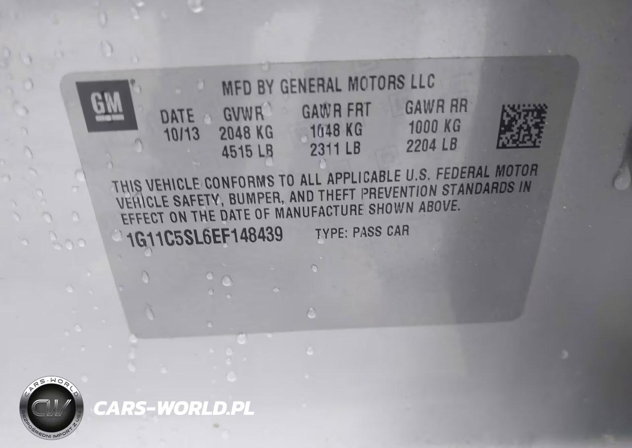 2014 Chevrolet Malibu 1Lt VIN:1G11C5SL6EF148439 - 9