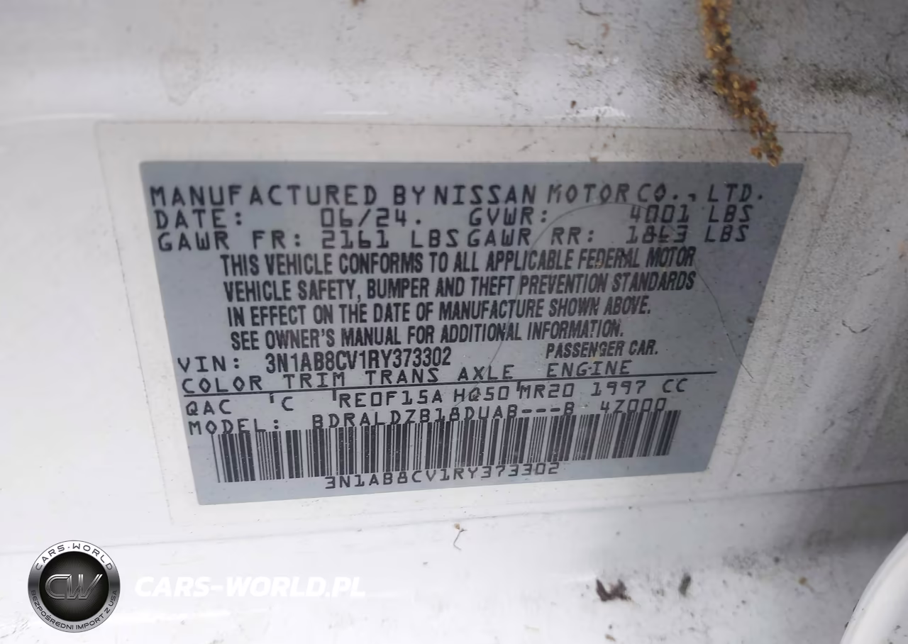 2024 Nissan Sentra Sv Xtronic Cvt VIN:3N1AB8CV1RY373302 - 9