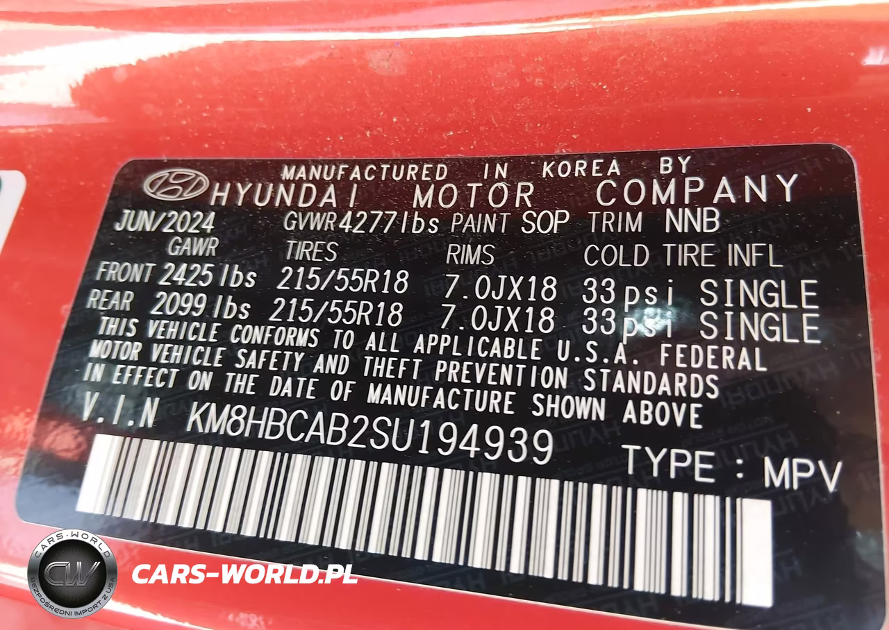 2025 Hyundai Kona Sel VIN:KM8HBCAB2SU194939 - 9