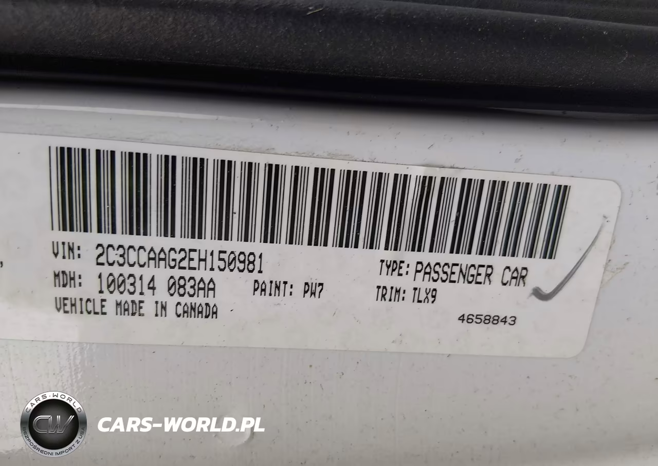 2014 Chrysler 300 VIN:2C3CCAAG2EH150981 - 9