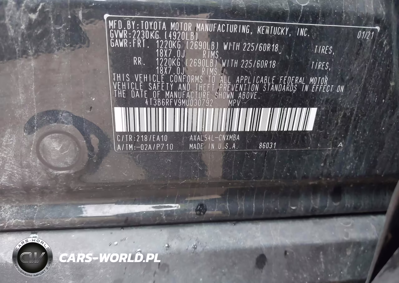 2021 Toyota Rav4 Hybrid Xle Premium VIN:4T3B6RFV9MU030792 - 9