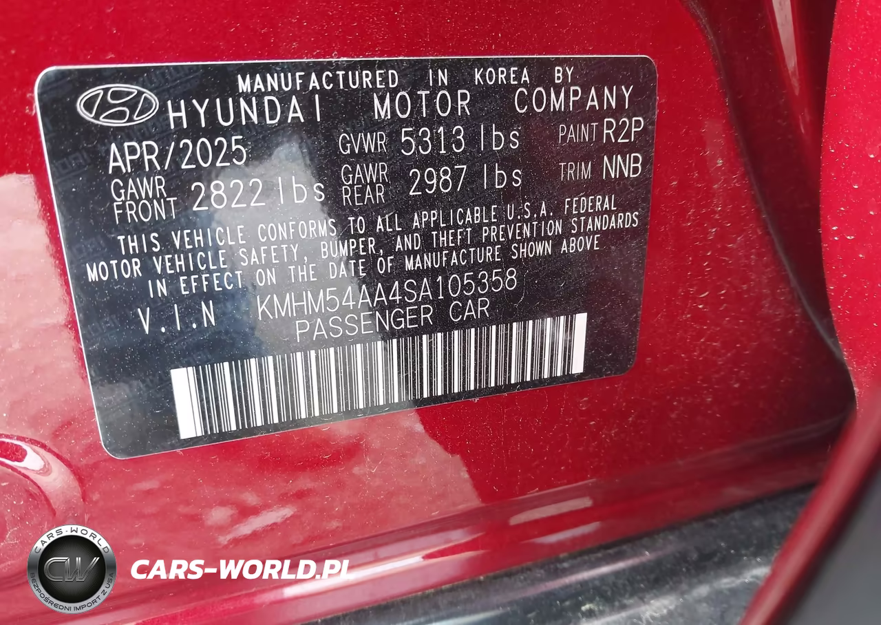2025 Hyundai Ioniq 6 Limited VIN:KMHM54AA4SA105358 - 9