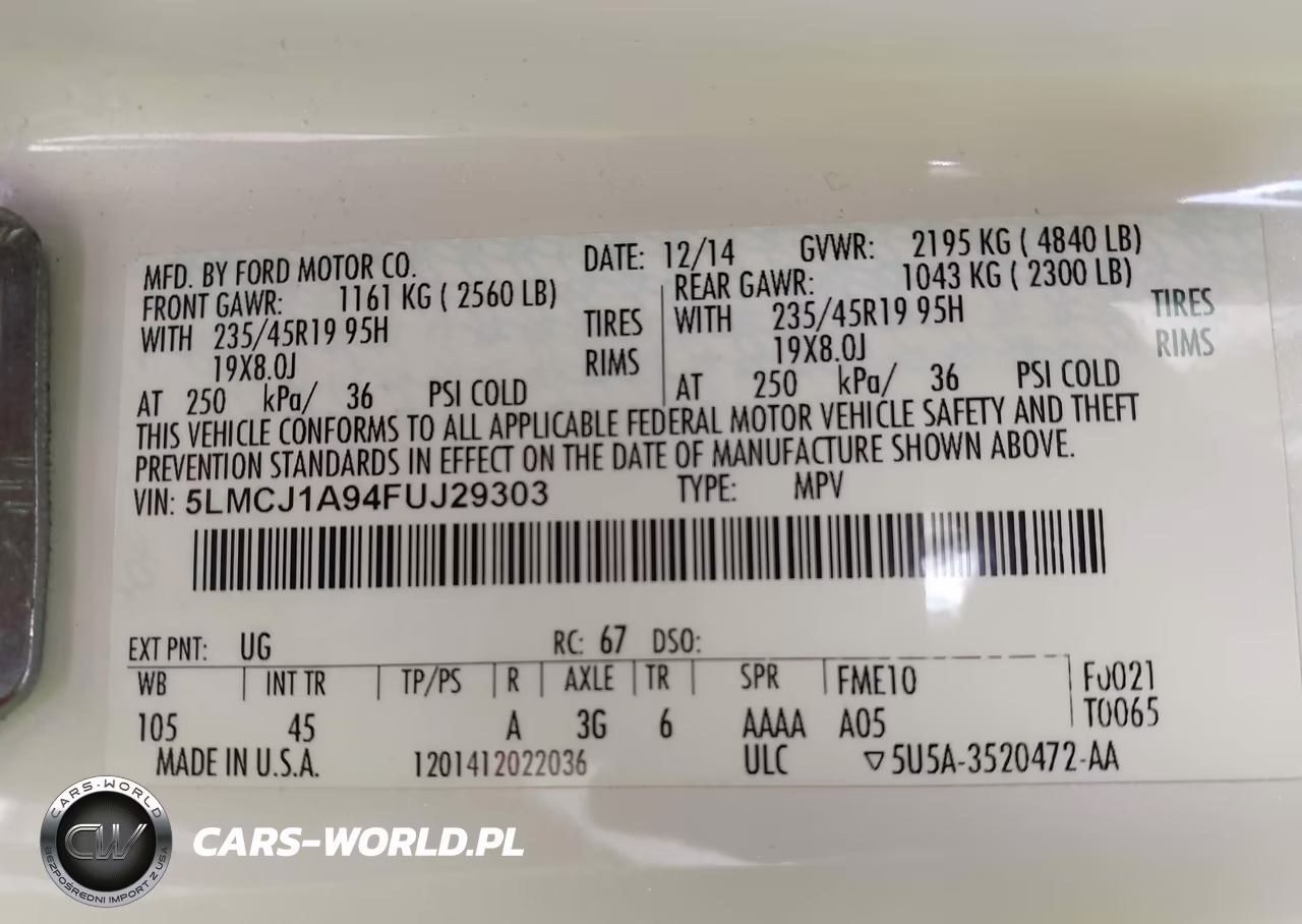 2015 Lincoln Mkc VIN:5LMCJ1A94FUJ29303 - 9