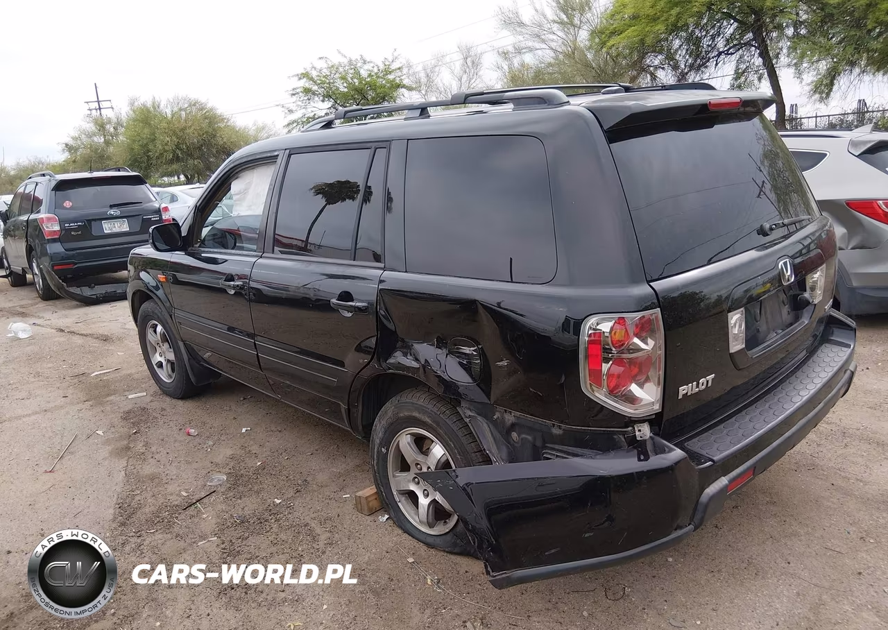 2007 Honda Pilot Ex-L VIN:2HKYF18767H534738 - 3