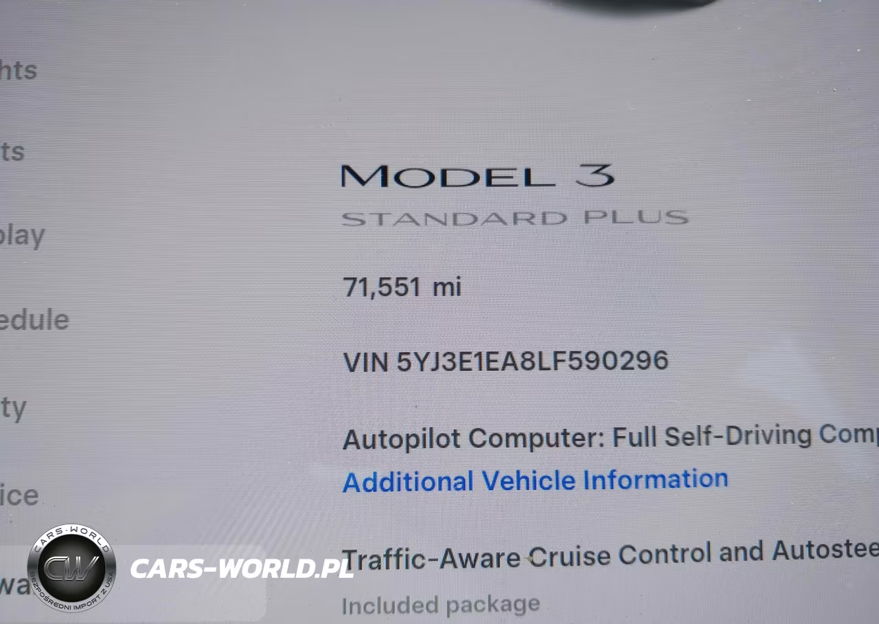 2020 Tesla Model 3 Standard Range Plus Rear-Wheel Drive-Standard Range Rear-Wheel Drive VIN:5YJ3E1EA8LF590296 - 15