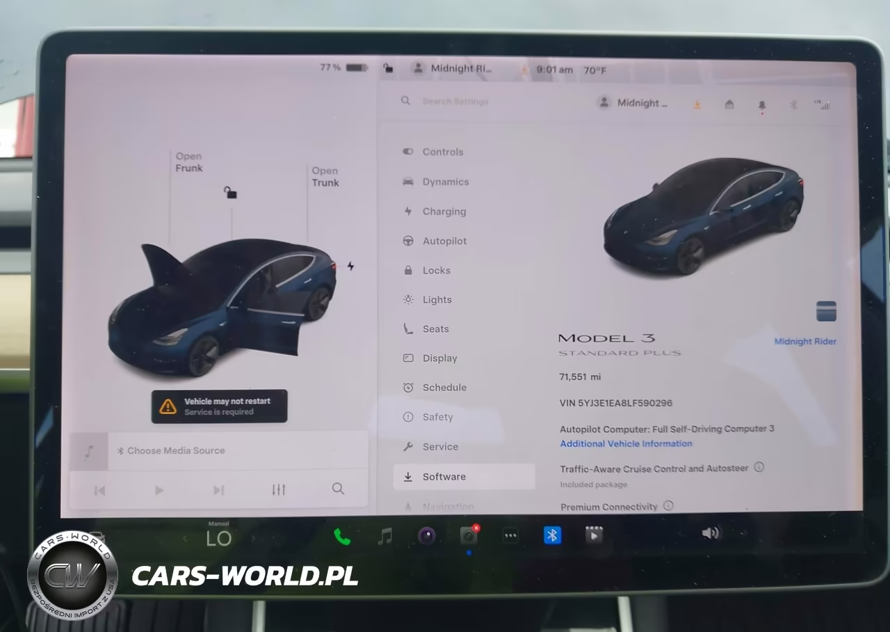 2020 Tesla Model 3 Standard Range Plus Rear-Wheel Drive-Standard Range Rear-Wheel Drive VIN:5YJ3E1EA8LF590296 - 7