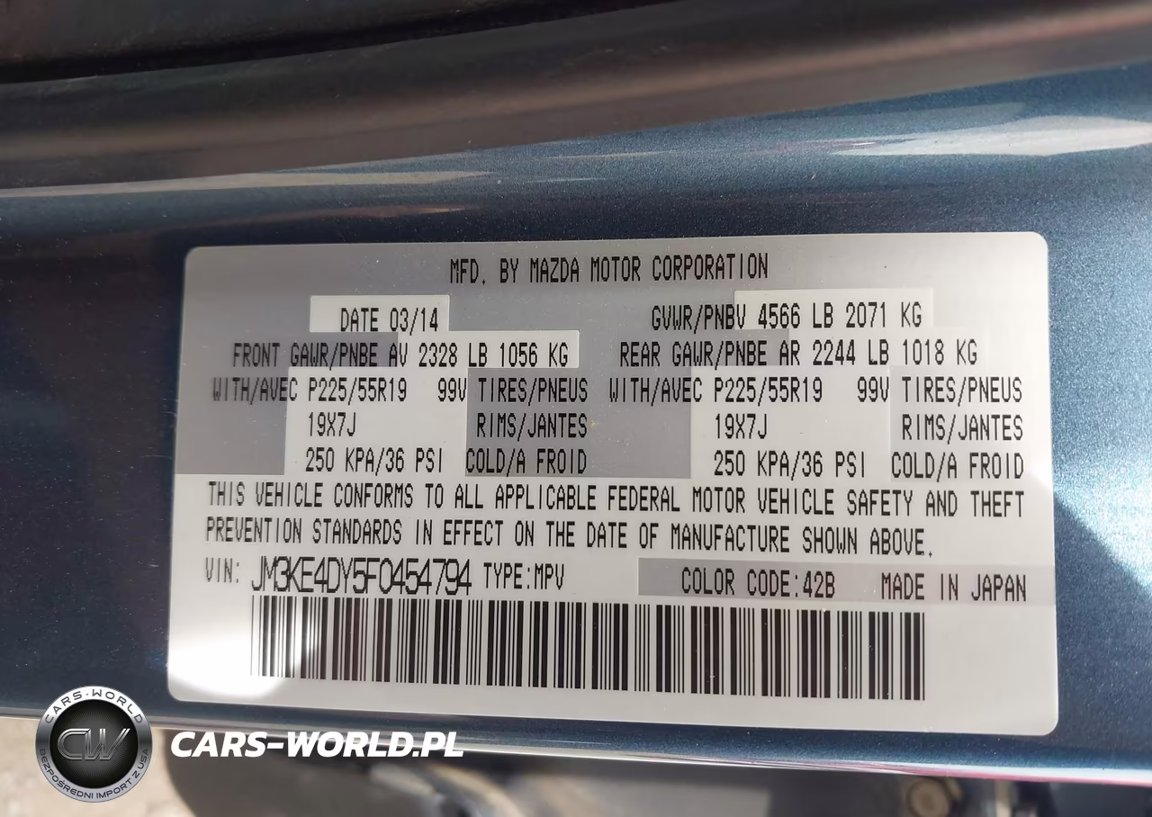 2015 Mazda Cx-5 Grand Touring VIN:JM3KE4DY5F0454794 - 9