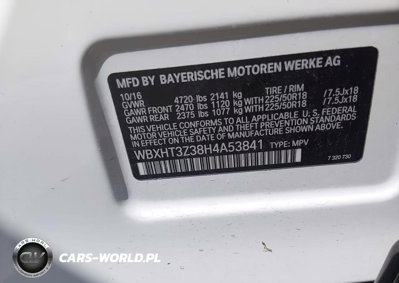 2017 BMW X1 xDrive28I VIN:WBXHT3Z38H4A53841 - 9