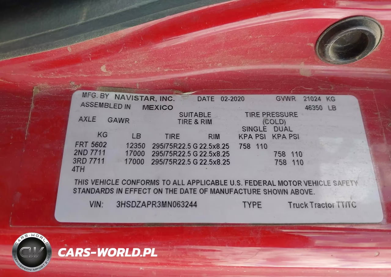 2021 International Lt VIN:3HSDZAPR3MN063244 - 8