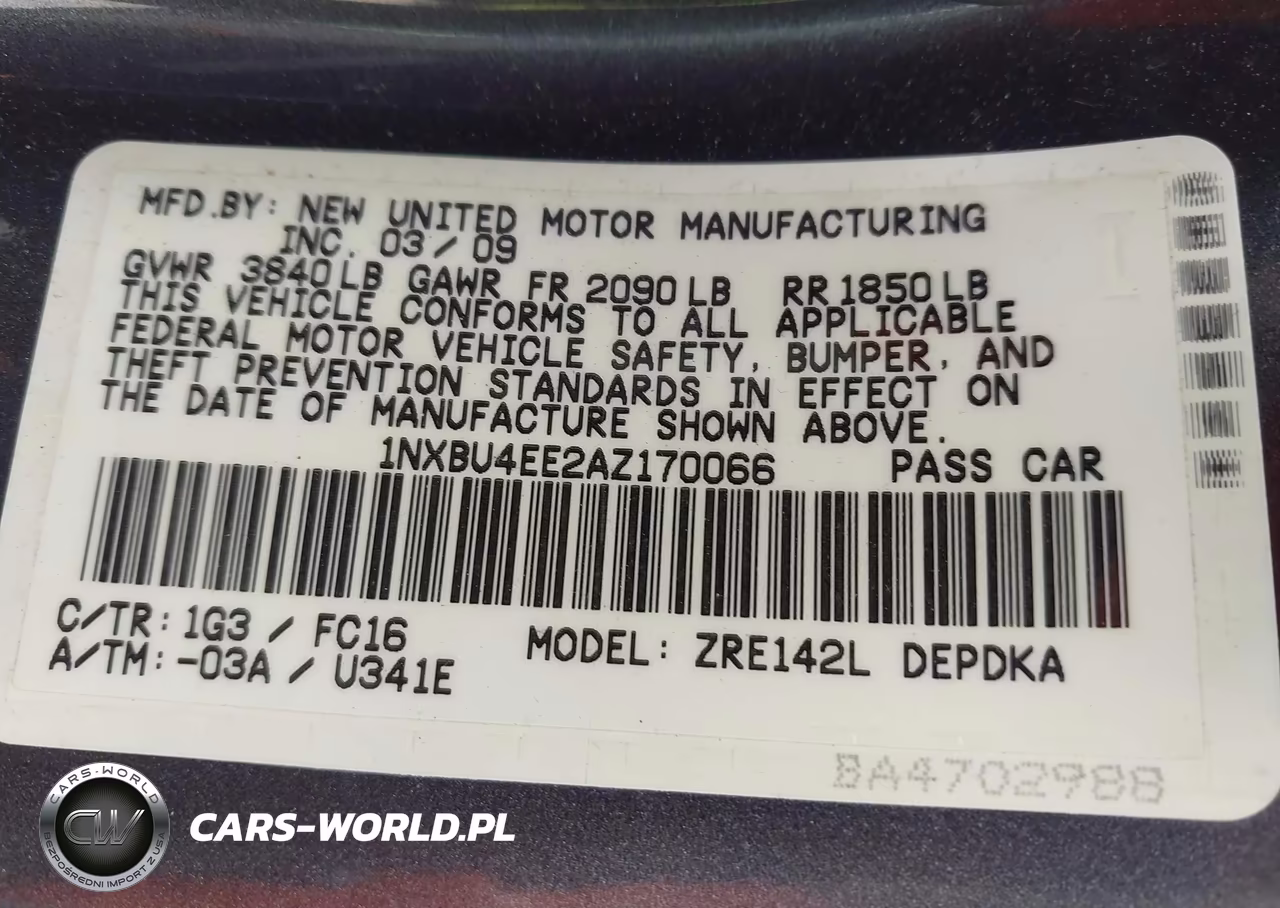 2010 Toyota Corolla Le VIN:1NXBU4EE2AZ170066 - 9