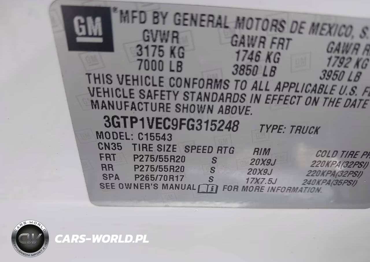 2015 GMC Sierra 1500 Slt VIN:3GTP1VEC9FG315248 - 9