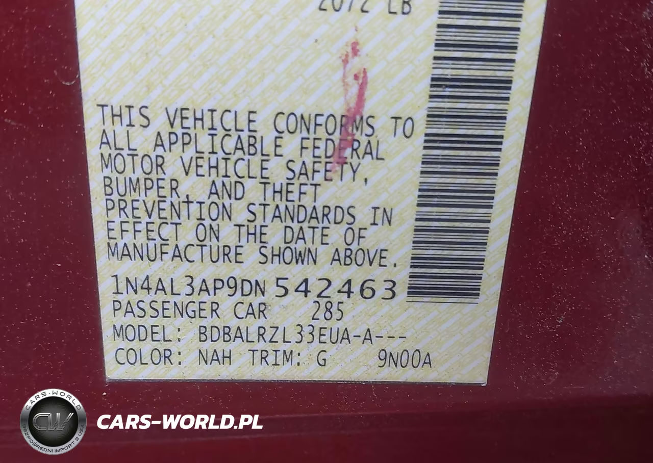 2013 Nissan Altima 2.5 S VIN:1N4AL3AP9DN542463 - 9