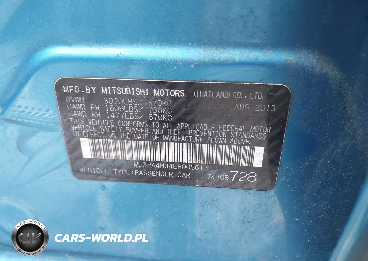 2014 Mitsubishi Mirage Es VIN:ML32A4HJ4EH005613 - 9