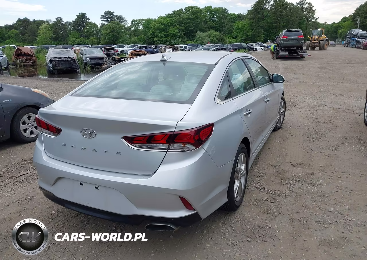 2018 Hyundai Sonata Sel+ VIN:5NPE34AF2JH727863 - 4