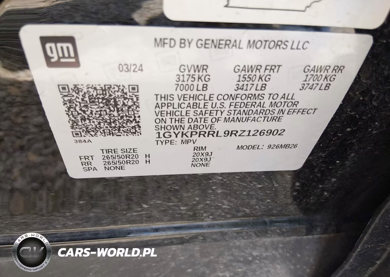 2024 Cadillac Lyriq Luxury W-1Sd VIN:1GYKPRRL9RZ126902 - 8