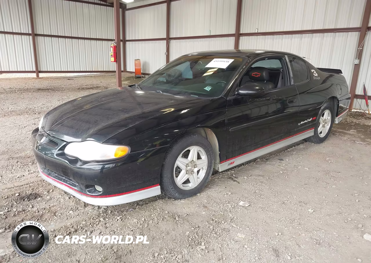 2002 Chevrolet Monte Carlo Ss VIN:2G1WX15K829218954 - 2