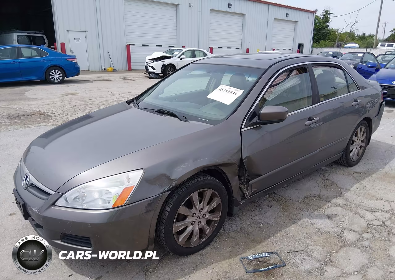 2007 Honda Accord 3.0 Ex VIN:1HGCM66577A103901 - 2