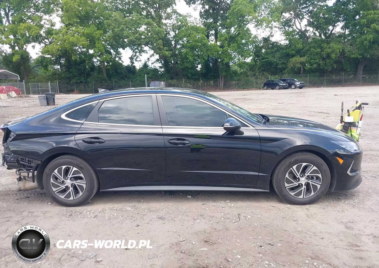 2023 Hyundai Sonata Hybrid Blue VIN:KMHL24JJ7PA079768 - 14