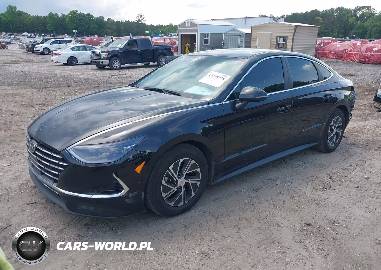 2023 Hyundai Sonata Hybrid Blue VIN:KMHL24JJ7PA079768 - 2
