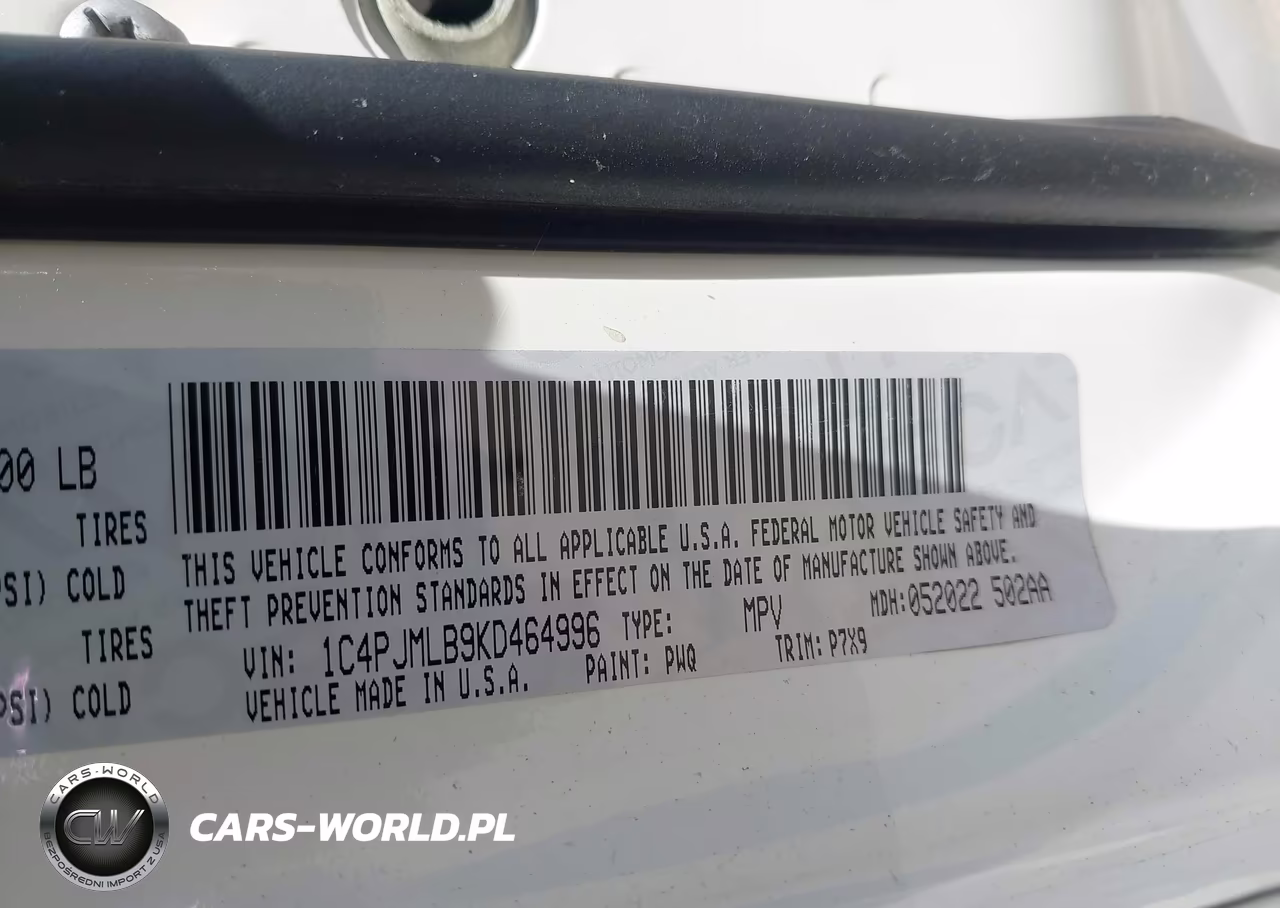 2019 Jeep Cherokee Altitude 4X4 VIN:1C4PJMLB9KD464996 - 9