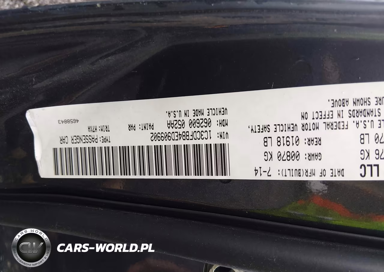 2014 Dodge Dart Sxt VIN:1C3CDFBB4ED909902 - 9