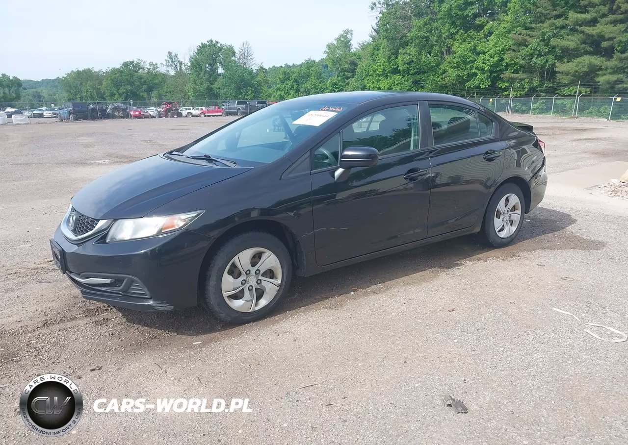 2014 Honda Civic Lx VIN:2HGFB2F55EH544100 - 2