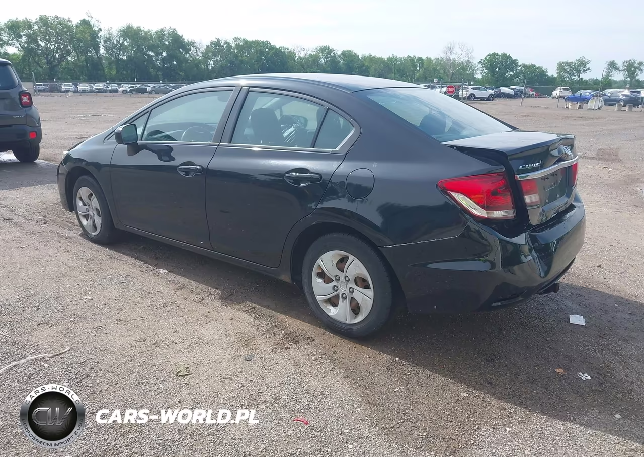 2014 Honda Civic Lx VIN:2HGFB2F55EH544100 - 3
