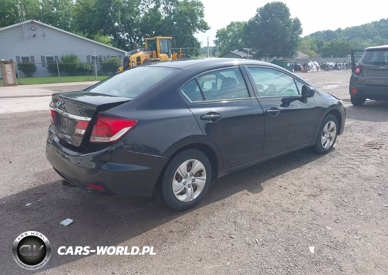 2014 Honda Civic Lx VIN:2HGFB2F55EH544100 - 4