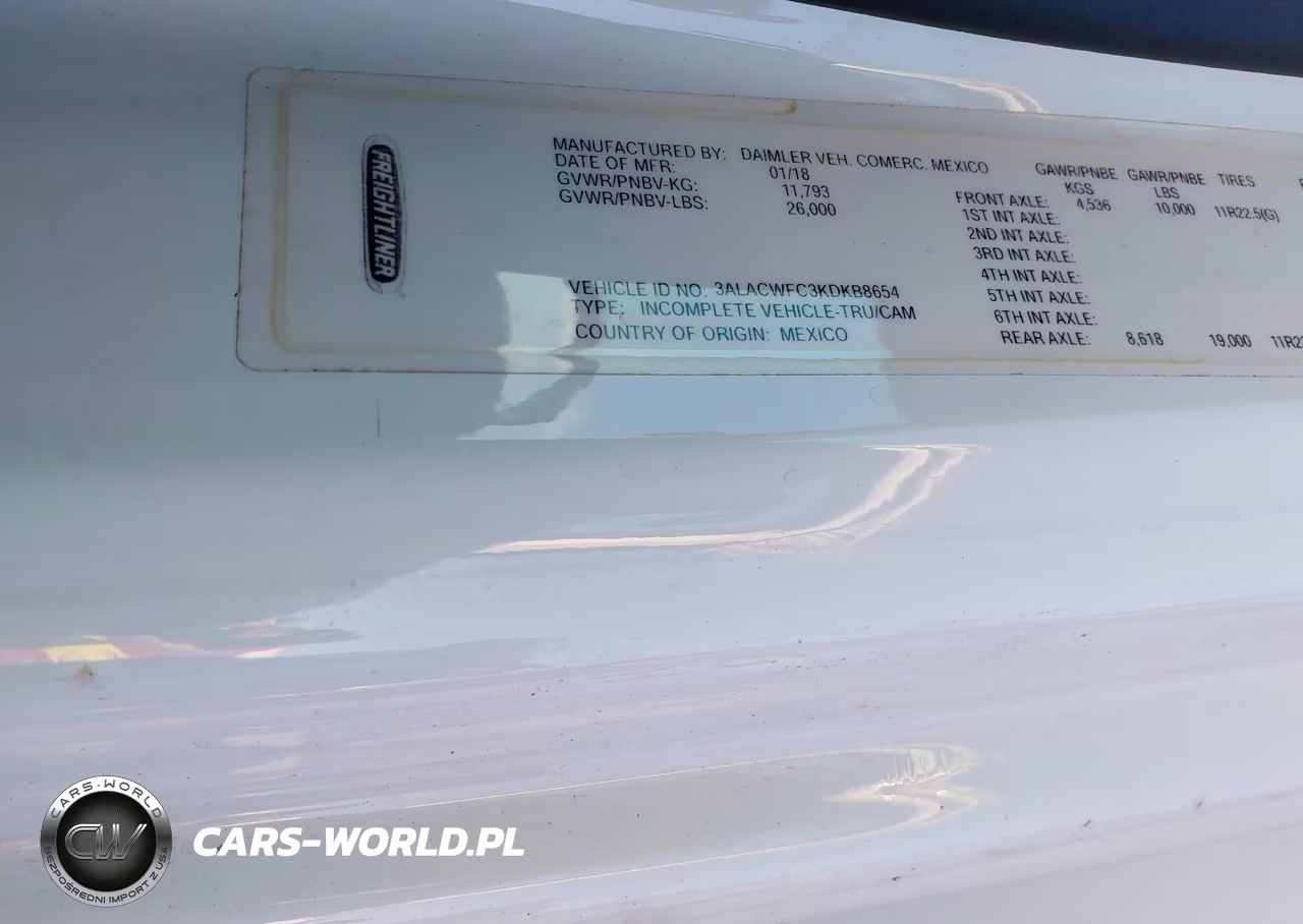 2019 Freightliner M2 106 VIN:3ALACWFC3KDKB8654 - 8