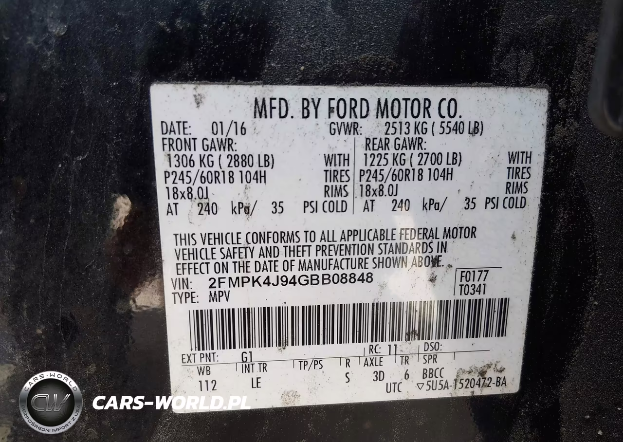 2016 Ford Edge Sel VIN:2FMPK4J94GBB08848 - 9