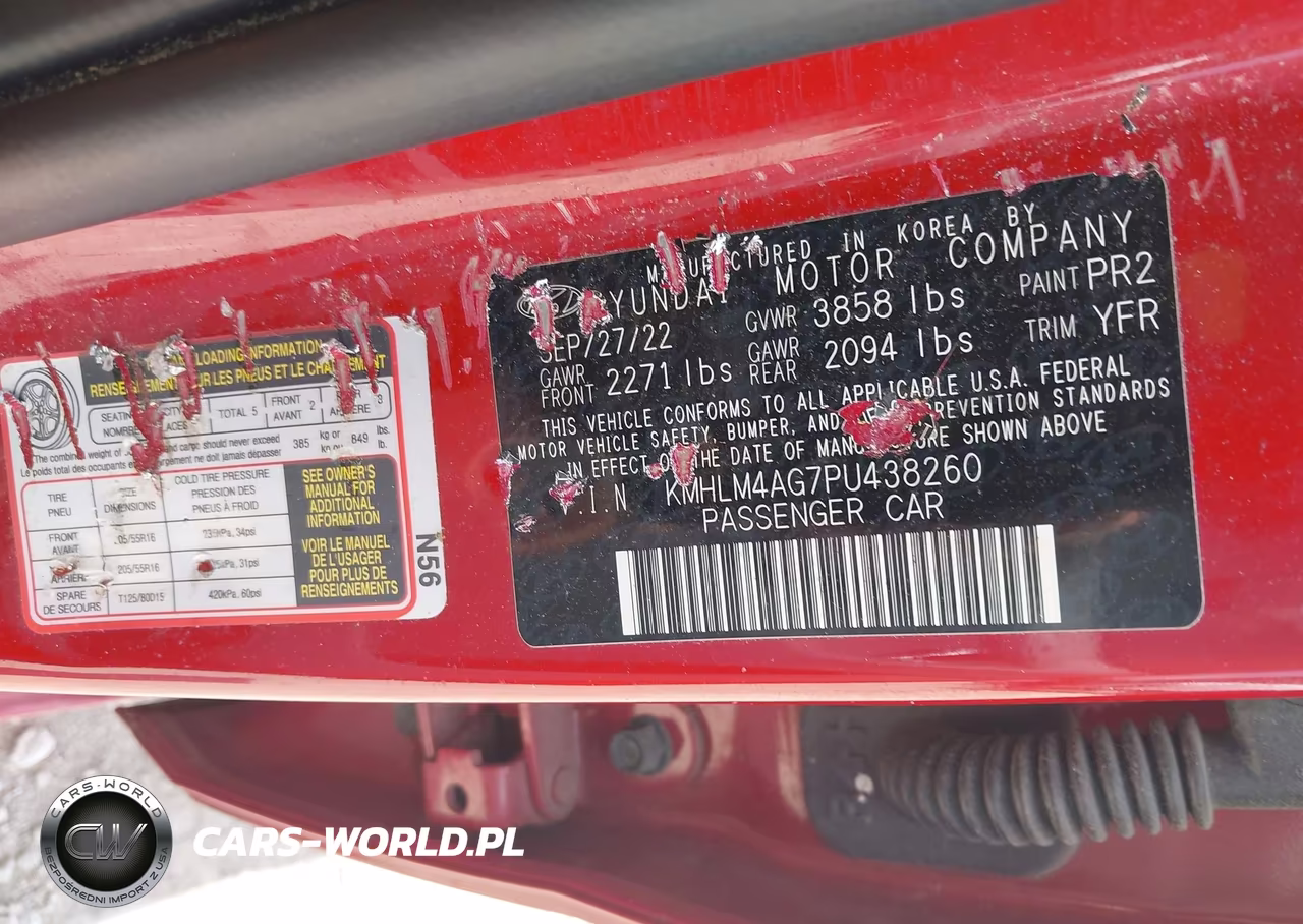 2023 Hyundai Elantra Sel VIN:KMHLM4AG7PU438260 - 9