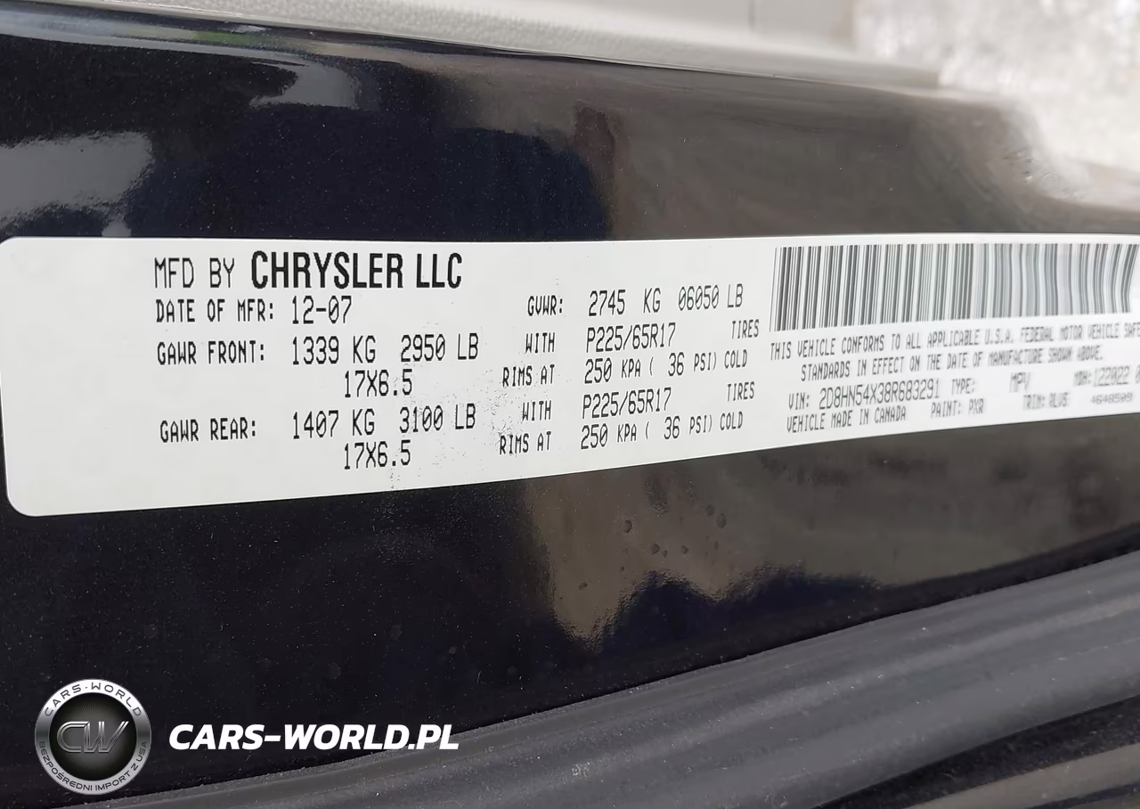 2008 Dodge Grand Caravan Sxt VIN:2D8HN54X38R683291 - 9