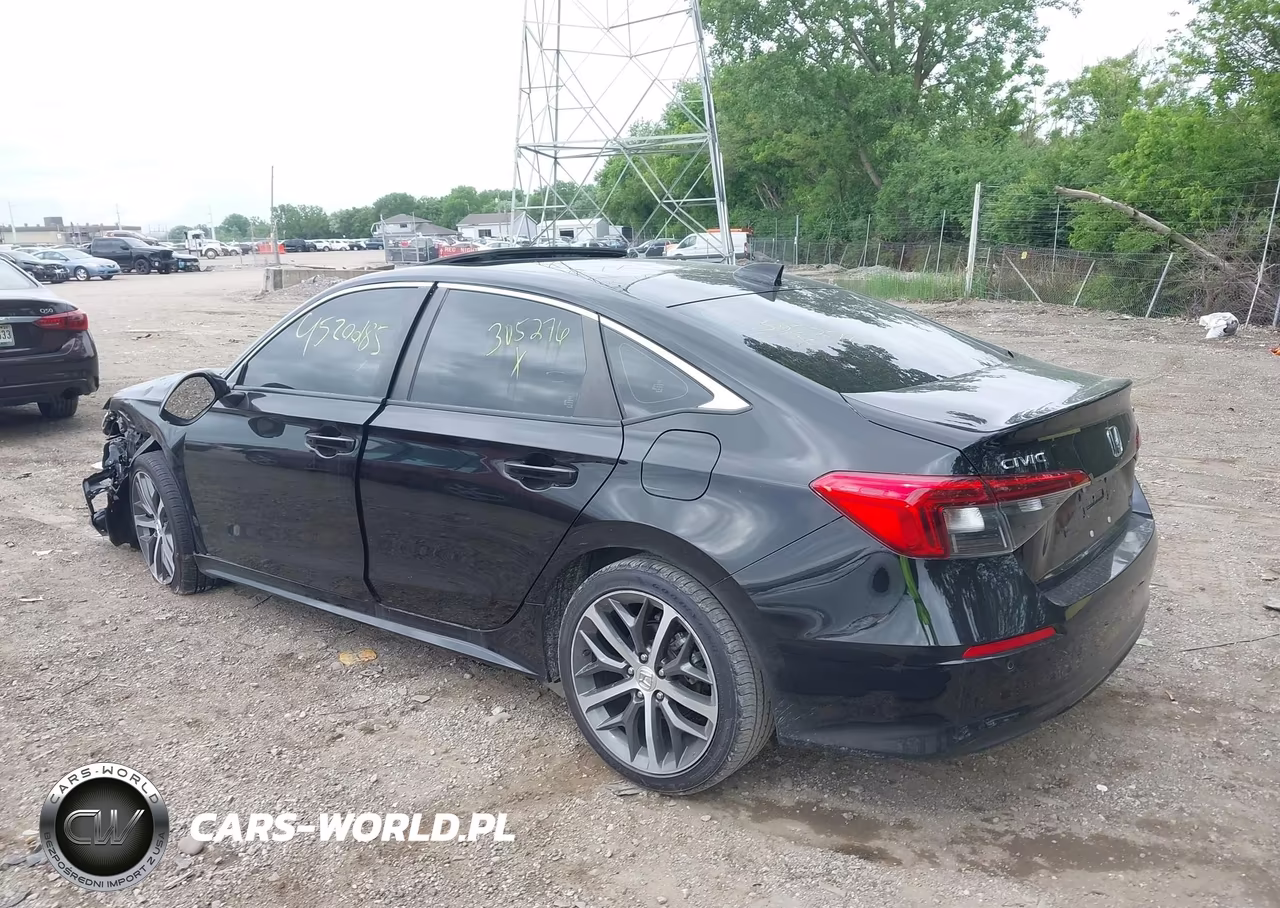 2022 Honda Civic Touring VIN:2HGFE1F93NH305276 - 3